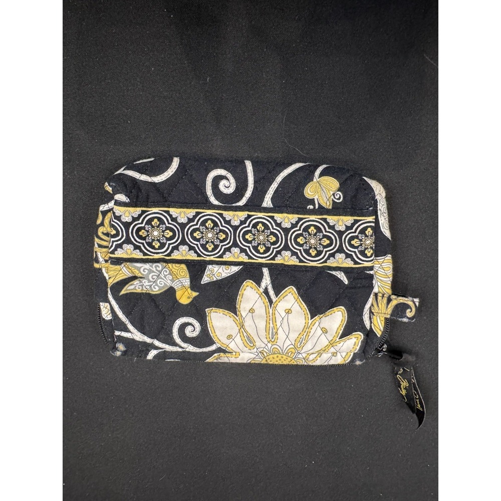 Vera Bradley Retired Camellia Fabric Small Cosmetic Makeup Bag Pouch
